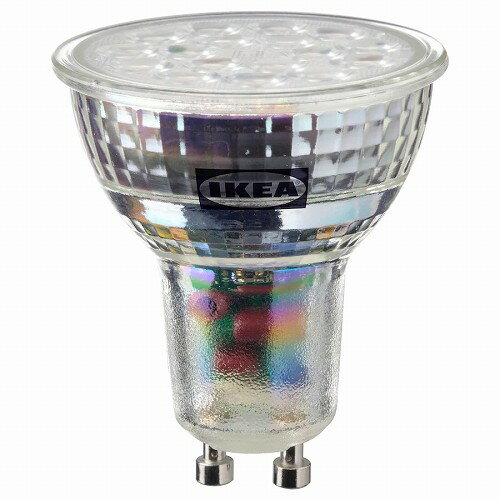 IKEA (イケア)のIKEA イケア LED電球 GU10 345ルーメン 調光可能 m80498779 SOLHETTA ソールヘッタ ライト おしゃれ シンプル 北欧 かわいい 照明器具(ライト・照明)