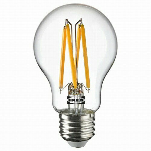 あす楽】IKEA イケア LED電球 E26 485ルーメン 球形 クリア m90498665
