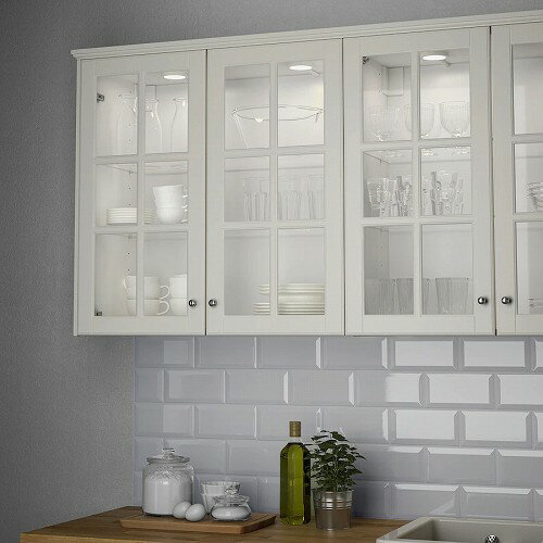 IKEA イケア LEDスポットライト 調光可能 ホワイト 白 m10453642 MITTLED ミットレド インテリア 照明器具 ランプ キッチンライト ベースライト おしゃれ シンプル 北欧 かわいい