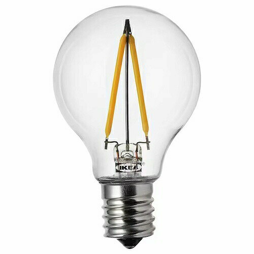 IKEA (イケア)の【あす楽】イケア IKEA LED電球 E17 100ルーメン 球形 クリア x20436746 RYET リーエト インテリア ライト 照明器具 電球 LED電球 led おしゃれ シンプル 北欧 かわいい(ライト・照明)