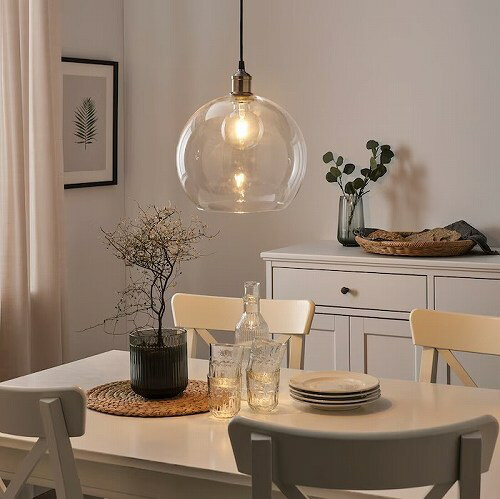 【あす楽】IKEA イケア LED電球 E26 150ルーメン 球形 クリア 95mm m20539320 LUNNOM ルッノム ライト 照明器具 電球 led おしゃれ シンプル 北欧 かわいい