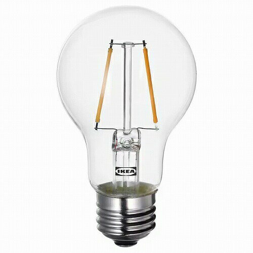 IKEA (イケア)の【あす楽】IKEA イケア LED電球 E26 150ルーメン 球形 クリア 60mm m20539363 LUNNOM ルッノム ライト 照明器具 電球 led おしゃれ シンプル 北欧 かわいい(ライト・照明)
