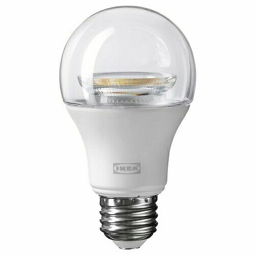 IKEA (イケア)の【あす楽】IKEA イケア LED電球 E26 810ルーメン ワイヤレス調光 ホワイトスペクトラム 球形 クリア m50489762 TRADFRI トロードフリ インテリア ライト 照明器具 電球 おしゃれ シンプル 北欧 かわいい(ライト・照明)