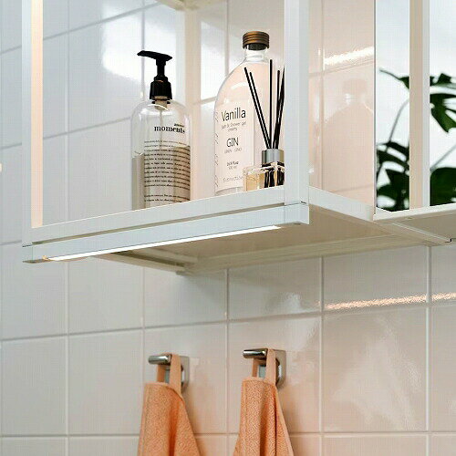 IKEA イケア LEDバスルームスティックライト 調光可能 ホワイト 40cm m80517792 SILVERGLANS スィルヴェルグランス ライト 照明器具 間接照明 バスルーム照明 おしゃれ シンプル 北欧 かわいい