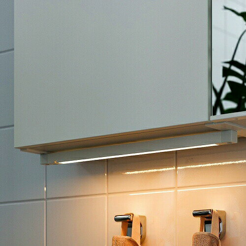 IKEA イケア LEDバスルームスティックライト 調光可能 ホワイト 40cm m80517792 SILVERGLANS スィルヴェルグランス ライト 照明器具 間接照明 バスルーム照明 おしゃれ シンプル 北欧 かわいい