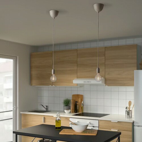 IKEA イケア コードセット 電球用 ベージュ 1.8 m m90504930 GRAVACKA グローヴァッカ インテリア ライト 照明器具 照明器具部品 おしゃれ シンプル 北欧 かわいい