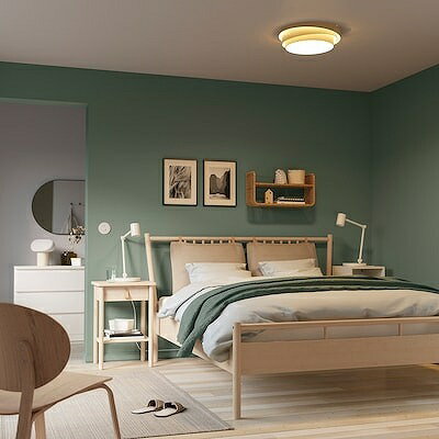 IKEA イケア シーリングランプ バーチ 44cm m40513734 NOSUND ノースンド インテリア ライト 照明器具 天井照明 シーリングライト 天井直付灯 おしゃれ シンプル 北欧 かわいい