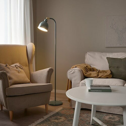 IKEA イケア フロア 読書 ランプ グレーグリーン m40563578 RODFLIK ロードフリーク インテリア 寝具 収納 ライト 照明器具 フロアスタンド ランプ おしゃれ シンプル 北欧 かわいい