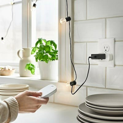 IKEA イケア プラグ スマート m90556523 TRETAKT トレータクト インテリア ライト 照明器具 照明器具部品 リモコン おしゃれ シンプル 北欧 かわいい