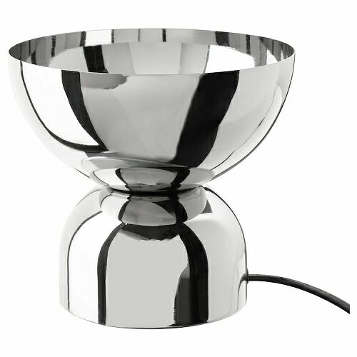 IKEA (イケア)のIKEA イケア テーブルランプ ニッケルメッキ m90558904 ACKJA アッキャ インテリア 寝具 収納 ライト 照明器具 デスクライト テーブルランプ おしゃれ シンプル 北欧 かわいい(ライト・照明)