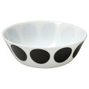 IKEA イケア ボウル ホワイト ブラック/水玉模様 15cm m10608267 OFTAST オフタスト キッチン用品 食器 調理器具 食器 カトラリー グラス キッズ用食器 鉢 ボウル おしゃれ シンプル 北欧 かわいい