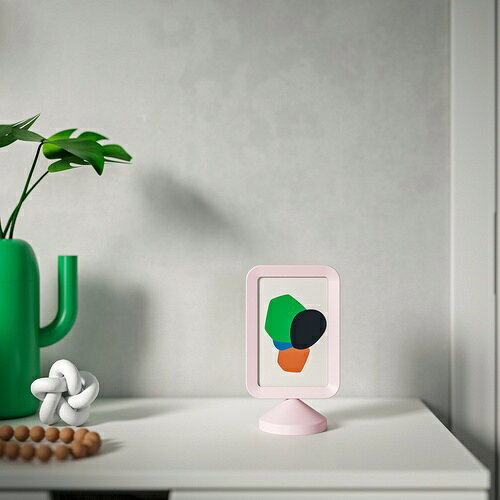 IKEA イケア フレーム ライトピンク 10×15cm m30601707 FIKONTRAD フィーコントレード インテリア 寝具 収納 インテリア小物 置物 フォトフレーム おしゃれ シンプル 北欧 かわいい