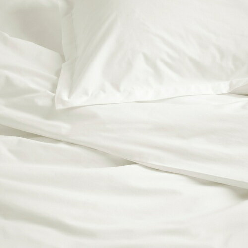 IKEA イケア 掛け布団カバー＆枕カバー ホワイト 50×60cm m50606389 HAMPFLOCKEL ハムプフロッケル インテリア カバー シーツ 寝具カバーセット おしゃれ シンプル 北欧 かわいい