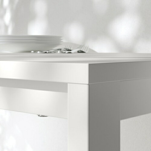 IKEA イケア テーブル＆チェア2脚 ホワイト ホワイト/ホワイト ティッブレビ ベージュグレー 74×74cm m19599433 VIHALS ヴィーハルス インテリア 寝具 収納 ダイニングセット おしゃれ シンプル 北欧 かわいい