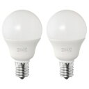 IKEA イケア LED電球 E17 440ルーメン 球形 オパールホワイト 2 ピース m00583979 SOLHETTA ソールヘッタ インテリア 寝具 収納 ライト 照明器具 電球 LED電球 おしゃれ シンプル 北欧 かわいい(3)