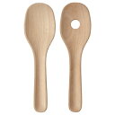 IKEA イケア サラダサーバー2点セット バーチ無垢材 m70604501 SKALLKNEKT スカルクネクト キッチン用品 食器 調理器具 食器 カトラリー グラス 箸 カトラリー サービングスプーン おしゃれ シンプル 北欧 かわいい