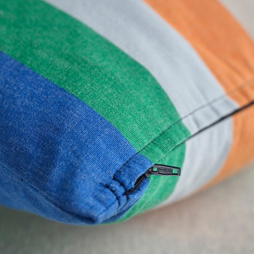 【カバーのみ】IKEA イケア クッションカバー マルチカラー ストライプ模様 40×58cm m90604067 BACKMARKEN ベックメルケン インテリア 寝具 収納 座布団 クッションカバー おしゃれ シンプル 北欧 かわいい