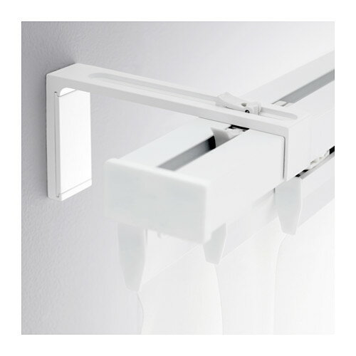 IKEA (イケア)の【あす楽】IKEA イケア 壁用固定具 ホワイト 白 d50299149 VIDGA ヴィードガ インテリア カーテン ブラインド用アクセサリー おしゃれ シンプル 北欧 かわいい リビング クッション(カーテン・レース)