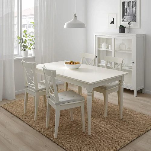 【あす楽】IKEA イケア チェアパッド ナチュラル 42/35x40x4cm a10174995 JUSTINA ユスティーナ クッション 座布団 おしゃれ シンプル 北欧 かわいい 家具