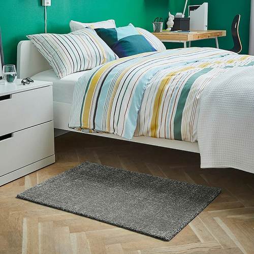 【あす楽】IKEA イケア ラグ パイル短 ライトグレー 60x90cm n50445933 LANGSTED ラングステド インテリア カーペット マット 畳 絨毯 おしゃれ シンプル 北欧 かわいい クッション
