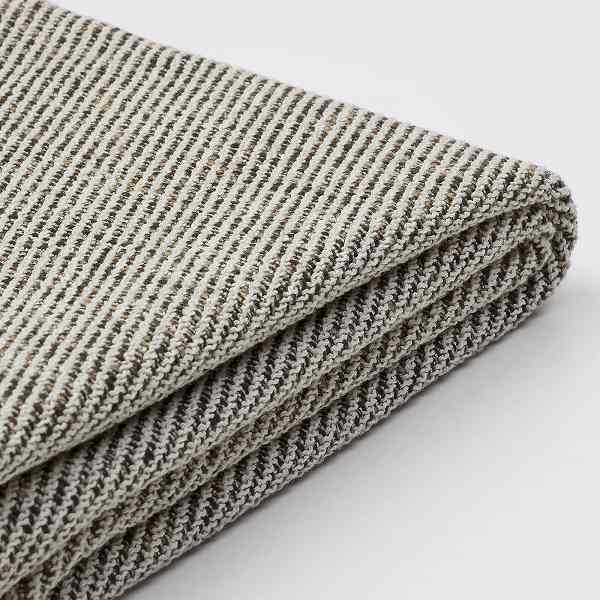 【カバーのみ】IKEA イケア オットマンカバー ヴィーアルプ ベージュ ブラウン n60454502 SODERHAMN ソファカバー イスカバー おしゃれ シンプル 北欧 かわいい クッション