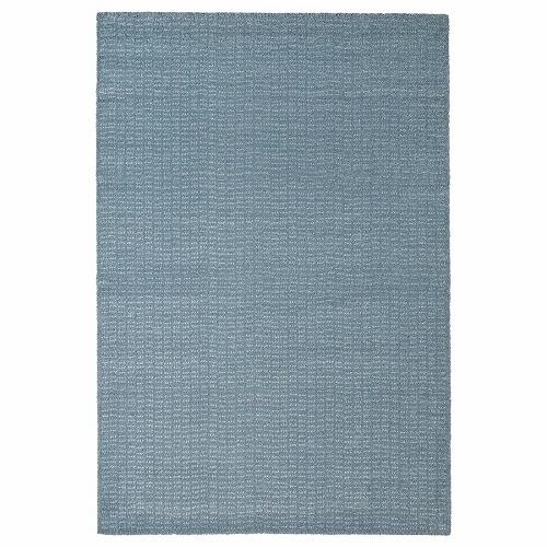 IKEA (イケア)の【あす楽】IKEA イケア ラグ パイル短 ライトブルー 青 60x90cm m00495176 LANGSTED ラングステド インテリア カーペット マット 畳 絨毯 おしゃれ シンプル 北欧 かわいい リビング クッション(ラグ・マット)