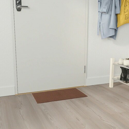 【あす楽】IKEA イケア ドアマット 室内用 ブラウン 35x55cm m20500110 KLAMPENBORG クランペンボリ インテリア カーペット ラグ 畳 マット 玄関マット おしゃれ シンプル 北欧 かわいい リビング クッション