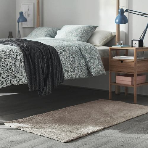 【あす楽】IKEA イケア ラグ パイル短 オフホワイト 80x150cm m60426806 STOENSE ストエンセ インテリア カーペット マット 畳 絨毯 おしゃれ シンプル 北欧 かわいい リビング クッション