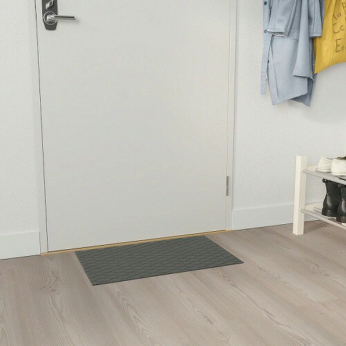 【あす楽】IKEA イケア ドアマット 室内用 ダークグレー 40x60cm m60511116 OSTERILD オステリルド インテリア カーペット ラグ 畳 マット 玄関マット おしゃれ シンプル 北欧 かわいい クッション