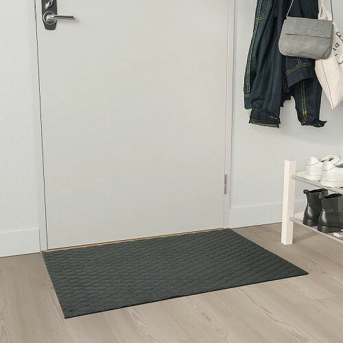 【あす楽】IKEA イケア ドアマット 室内用 ダークグレー 60x90cm m70495205 OSTERILD オステリルド インテリア カーペット ラグ 畳 マット 玄関マット おしゃれ シンプル 北欧 かわいい クッション