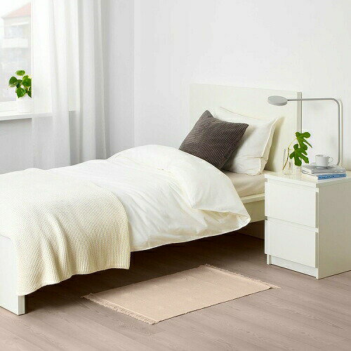 【あす楽】IKEA イケア ラグ 平織り 生成り 55x85cm m50418519 SORTSO ソルトソー インテリア カーペット マット 畳 絨毯 おしゃれ シンプル 北欧 かわいい