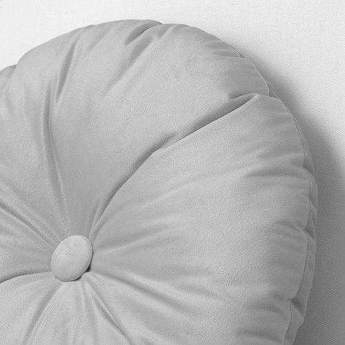 IKEA イケア クッション ライトグレー 40cm m00566183 KRANSBORRE クランスボッレ インテリア クッション 座布団 丸型 おしゃれ シンプル 北欧 かわいい