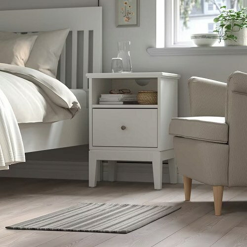 【あす楽】IKEA イケア ラグ 平織り グレー ストライプ 50x80cm m40539574 TRANSPORTLED トランスポルトレド インテリア カーペット マット 絨毯 おしゃれ シンプル 北欧 かわいい
