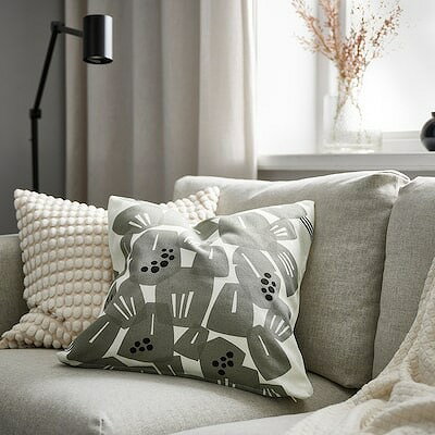 【カバーのみ】IKEA イケア クッションカバー 50x50cm m20572201 UNDERBLOMMA ウンデルブロマ インテリア 収納 クッション 座布団 クッションカバー おしゃれ シンプル 北欧 かわいい