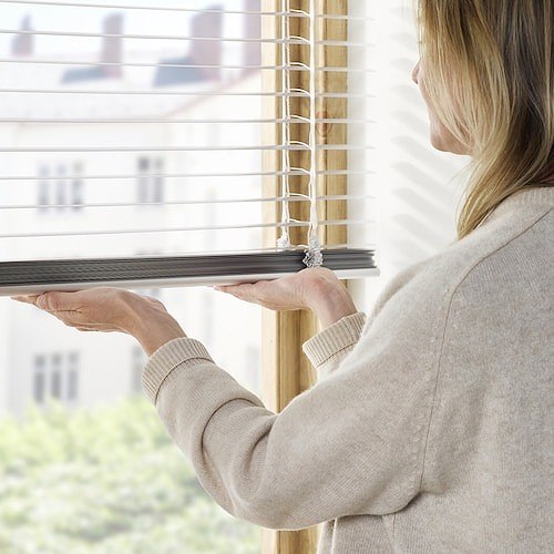 IKEA イケア ベネチアンブラインド アルミニウム 60x155cm m60585975 VECKLARFLY ヴェックラルフリー インテリア 寝具 収納 カーテン ブラインド 横型ブラインド おしゃれ シンプル 北欧 かわいい