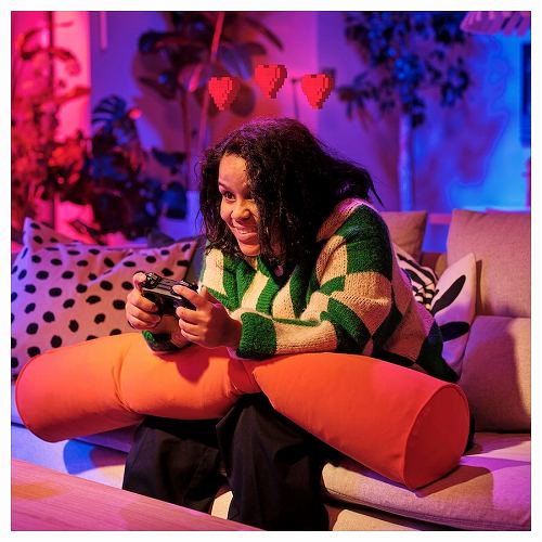 IKEA イケア ゲーミングロング枕 ブライトオレンジ 18x110cm m60589209 BRANNBOLL ブレンボール インテリア 寝具 収納 寝具 枕 抱き枕 抱き枕 おしゃれ シンプル 北欧 かわいい