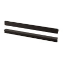 IKEA イケア 取っ手 チャコール 300mm 2ピース b70342482 HACKAS ハクオース 収納家具用部品 おしゃれ シンプル 北欧 かわいい 部...