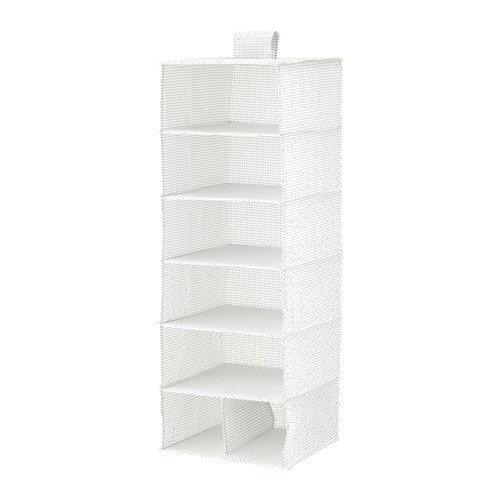 IKEA イケア 収納 7コンパートメント ホワイト 白 グレー 30x30x90cm n00370869 STUK ストゥーク 日用品雑貨 生活雑貨 収納用品 衣類収納ボックス おしゃれ シンプル 北欧 かわいい ベッド