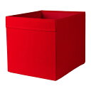 【あす楽】IKEA イケア ドローナ ボックス レッド 赤 
