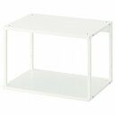 【あす楽】IKEA イケア オープンシェルフユニット ホワイト 白 60x40x40cm n60452584 PLATSA プラッツァ インテリア 収納家具 本棚 オ..