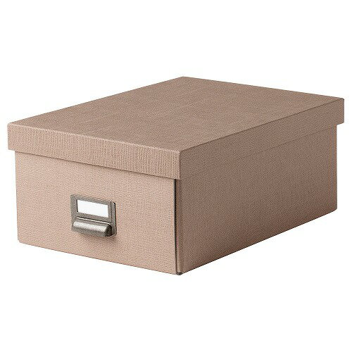 【あす楽】IKEA イケア 収納ボックス ふた付き ダークベージュ25x36x15cm m50474609 TJOG チョーグ 日用品雑貨 生活雑貨 収納用品 衣類収納ボックス 収納ケース おしゃれ シンプル 北欧 かわい…