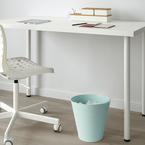 IKEA イケア ゴミ箱 ターコイズ 6.8L m90519168 FNISS フニス インテリア雑貨 収納 ゴミ箱 丸型 おしゃれ シンプル 北欧 かわいい バス オフィス