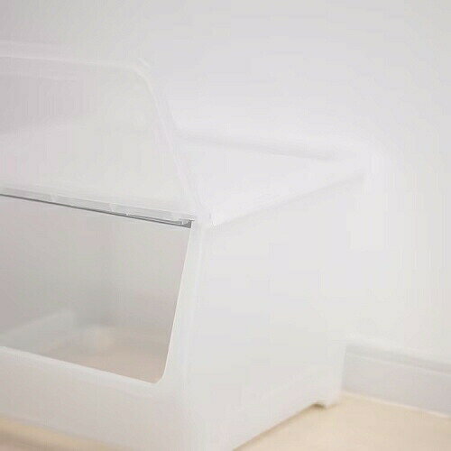 IKEA イケア ふた付きボックス 透明 67x42x31cm big50339937 FIRRA フィッラ インテリア 収納家具 押入れ収納 衣類収納 収納ケース おしゃれ シンプル 北欧 かわいい