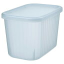 IKEA イケア 収納ボックス ふた付き 透明 グレーブルー 12x18x12cm 1.5L fp50533208 RYKTA リークタ インテリア 収納家具 押入れ収納 収納ケース ボックス おしゃれ シンプル 北欧 かわいい