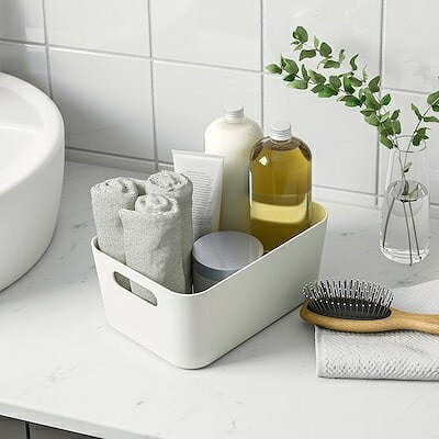 IKEA イケア ボックス ホワイト 24x17cm m00546468 UPPDATERA ウップダテラ インテリア 収納 収納家具 押入れ収納 収納ケース ボックス おしゃれ シンプル 北欧 かわいい