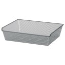 IKEA イケア メッシュバスケット ダークグレー 75x58cm m80400768 KOMPLEMENT コムプレメント 日用品雑貨 生活雑貨 収納用品 かご バスケット おしゃれ シンプル 北欧 かわいい