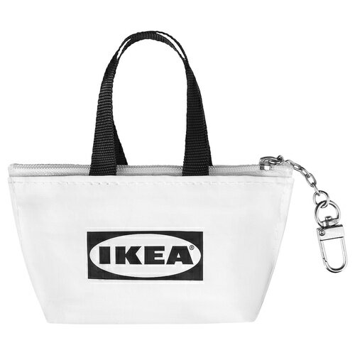 IKEA イケア キーリング S ネコ模様 9x7cm m60604530 KNOLIG クノーリグ バッグ 小物 ブランド雑貨 財布キーケース キーホルダー おしゃれ シンプル 北欧 かわいい