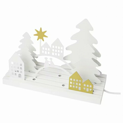 IKEA イケア LEDテーブルデコレーション 景色 雪景色の村 m50533010 STRALA ストローラ クリスマス