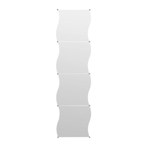 IKEA (イケア)のIKEA イケア ミラー 鏡 / 4 ピース c70192618 KRABB クラブ インテリア雑貨 カガミ 壁掛け ウォールミラー おしゃれ シンプル 北欧 かわいい リビング(インテリア雑貨)