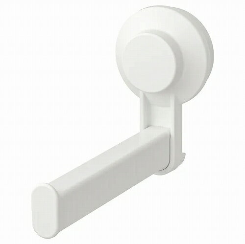 【あす楽】IKEA イケア トイレットペーパーホルダー 吸盤付き ホワイト m20381292 TISKEN ティスケン 日用品雑貨 トイレ用品 おしゃれ シンプル 北欧 かわいい